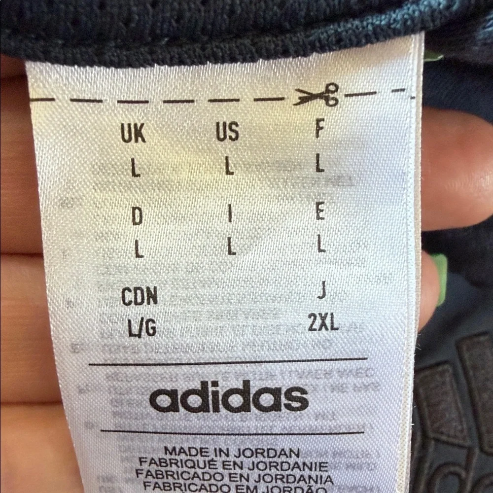 adidas Black Hooded Sweatshirt with Zip Chest Pocket